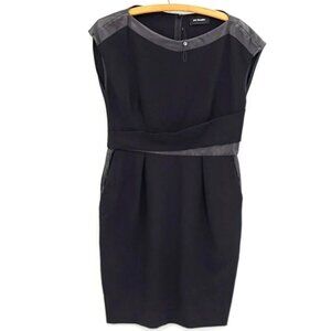NWT The Kooples Leather Trims Dress